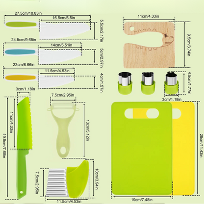 MiniChef® Kid-Friendly Cooking Toolset
